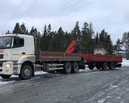 Манипулятор КАМАЗ + Прицеп (КМУ 9т-16м, борт 10т + прицеп 10т)